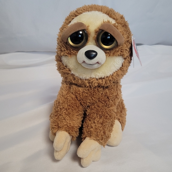 Feisty Pets Lightning Bolt Lenny Sloth Face Changing Plush Toy Stuffed Animal - Picture 1 of 9